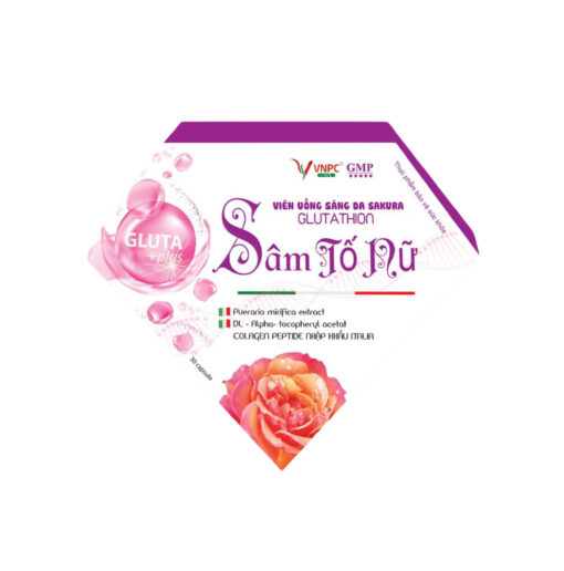Viên Uống Sáng Da SAKURA GLUTATHION - Sâm Tố Nữ