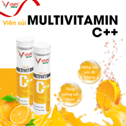 Viên sủi MULTIVITAMIN C++ VNPC - Tăng Cường Sức Khỏe