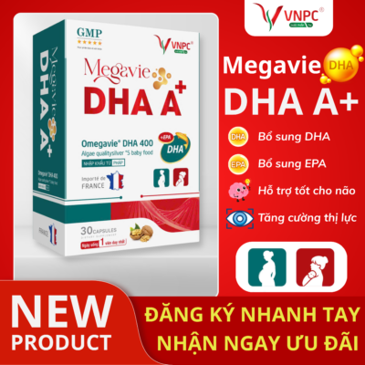 Megavie DHA A+ VNPC - Bổ Sung DHA EPA Cho Cơ Thể Megavie DHA A+ VNPC - Bổ Sung DHA EPA Cho Cơ Thể